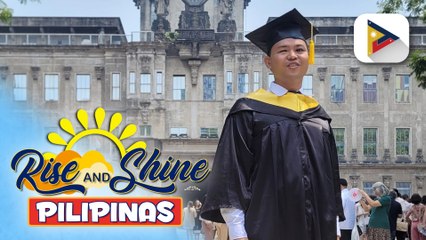 First blind graduate mula sa University of  Santo Tomas na si Jerome Santiago, marami ang pinahanga dahil sa kaniyang dedikasyon