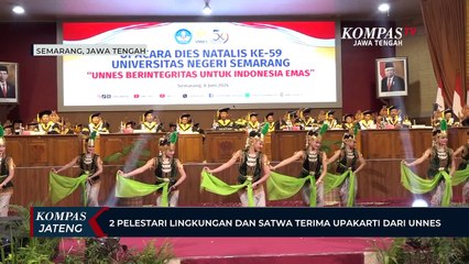 2 Pelestari Lingkungan dan Satwa Terima Upakarti dari Unnes