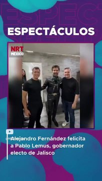 Alejandro Fernández felicita a Pablo Lemus, gobernador electo de Jalisco