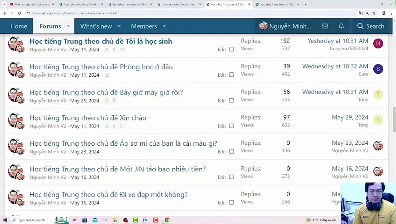Trung tâm tiếng Trung Tô Vĩnh Diện ChineMaster Quận Thanh Xuân Hà Nội