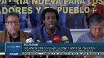 Ecuador se movilizará en rechazo a los subsidios que plantea el Pdte. Noboa