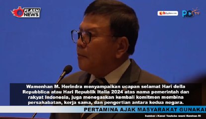 Wamenhan RI Hadiri Acara Hari Republik Italia 2024 di Jakarta