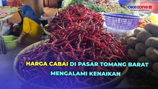 Musim Kemarau, Harga Cabai di Pasar Tomang Barat Mengalami Kenaikan