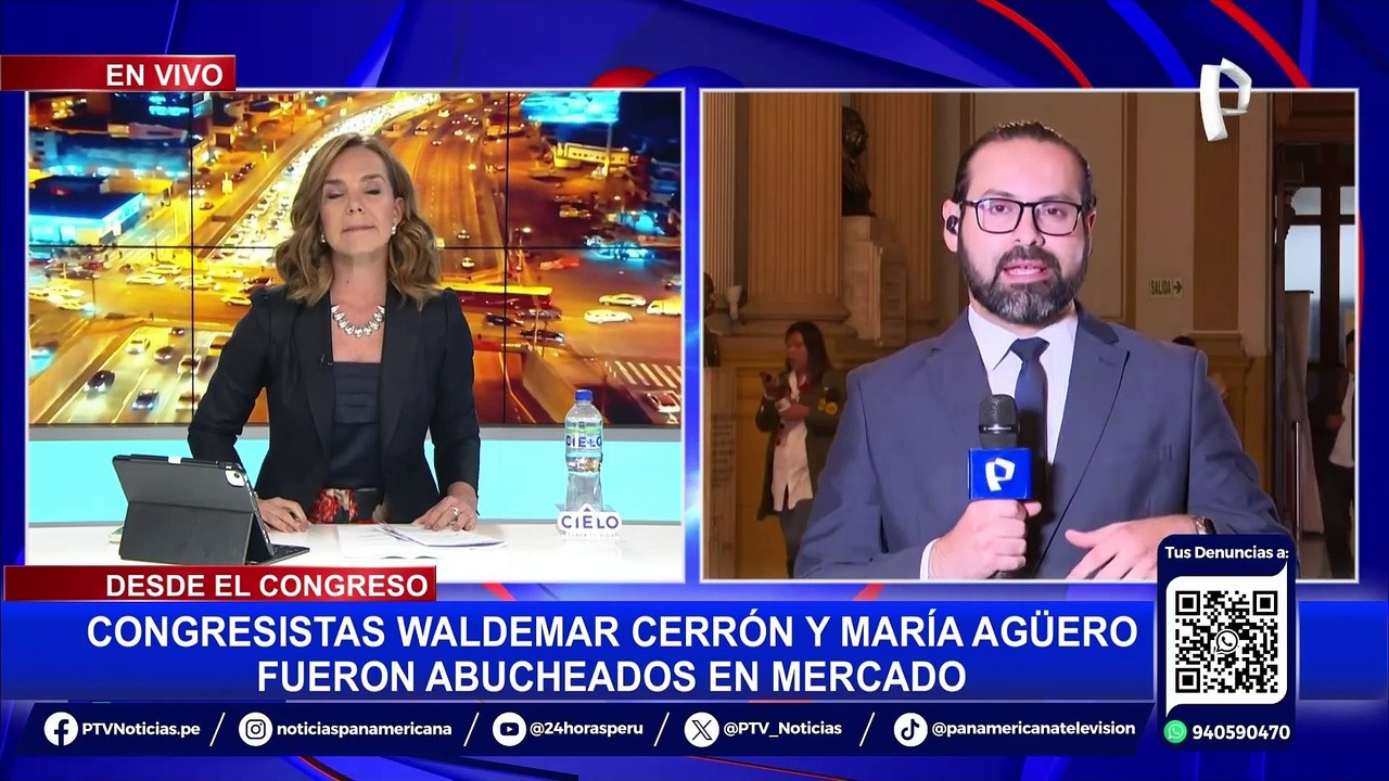 Waldemar Cerrón y María Agüero en Huancayo: al...