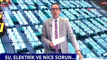 Canlı yayında depreme yakalandı