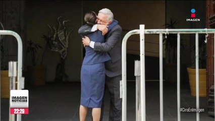 López Obrador recibió a Claudia Sheinbaum en Palacio Nacional para iniciar proceso de transición