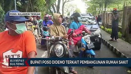 Bupati Poso Didemo Terkait Pembangunan Rumah Sakit