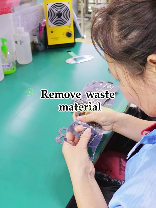 Remove waste material