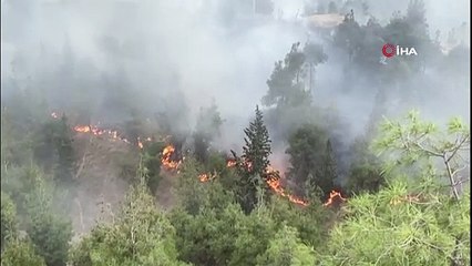 PAMUKKALE’DE ORMAN YANGINI