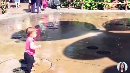 Funny Babies Playing With Water  Baby Outdoor Videos-1