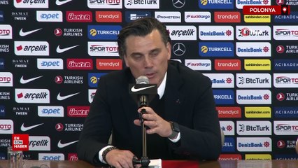 Vincenzo Montella: Hakemler hazırlık maçı diye hata yapmamalı