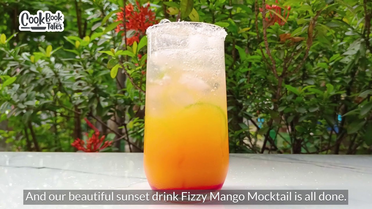 Fizzy Mango Mocktail | এই ম্যাঙ্গো মকটেল টি একবার ট্রাই করে দেখুন | Non-Alcoholic Mocktail | Refreshing Summer Drink at Home