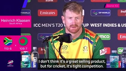 New York pitch 'not a great selling product' for T20 World Cup - Klaasen
