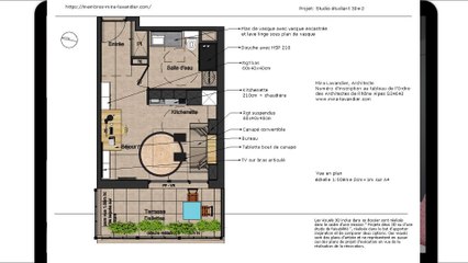 3 projets d’aménagement de petit appartement de 20m2 à 40m2