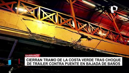 Barranco: reparación del puente Bajada de Baños costará más de 50 mil soles