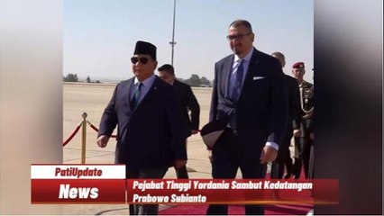 Tiba di Yordania, Prabowo Disambut Hangat Jajaran Pejabat Tinggi Setempat