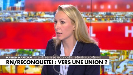 Marion Maréchal : «Le leader qui pose le cadre de cette coalition, c'est le RN»