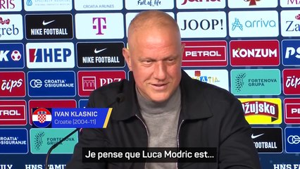 Klasnic : "Modric est comme le vin"