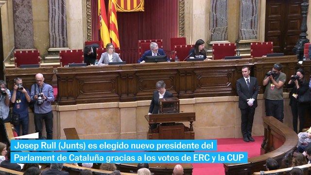Josep Rull (Junts), nuevo presidente del Parlament gracias a un pacto independentista