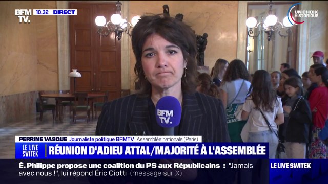 C'est un nouveau combat qui s'ouvre, dans lequel rien n'est joué d'avance : les mots de Gabriel Attal aux députés Renaissance sortants, lors de la réunion de groupe à l'Assemblée