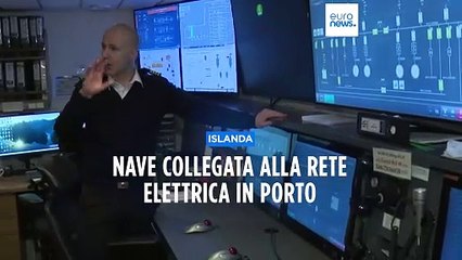 Islanda: la prima nave da crociera collegata alla rete elettrica di un porto