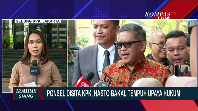 Ponsel, Buku Hingga Tas Hasto Disita KPK, Kuasa Hukum Bakal Lapor ke Dewas KPK
