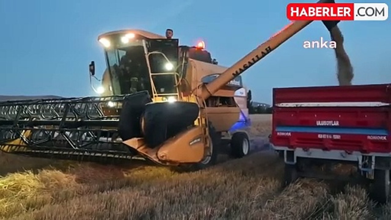 Yozgat'ta Hububat Hasadı Erken Başladı, Çiftçiler Endişeli