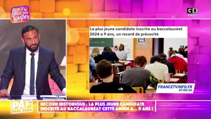 Le plus jeune candidat inscrit au baccalauréat cette année a 9 ans !