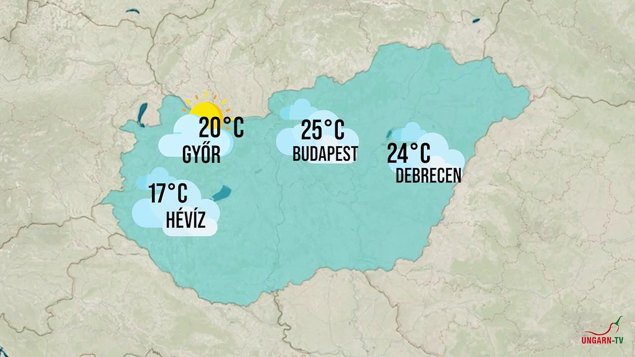Das Reisewetter in Ungarn am 12.06.2024.