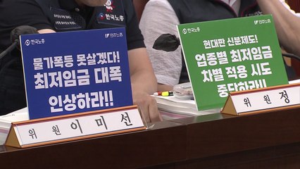 '확대 적용' 놓고 최저임금위 '노사 갈등' 격화 / YTN