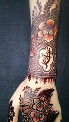 Beautiful Flower Mahndi Design 2024