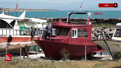 Van Gölü'nün balıkçıları av yasağında yeni sezona hazırlanıyor