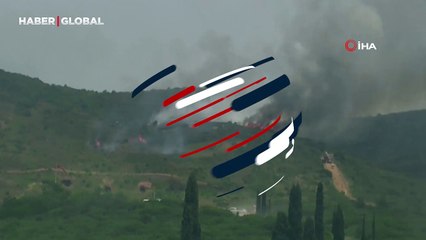 Tuzla'da Piyade Okulu içerisinde çalılık alanda yangın çıktı