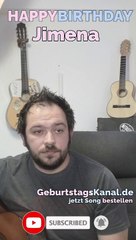 Happy Birthday, Jimena! Geburtstagsgrüße an Jimena
