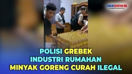 Télécharger la video: Polisi Grebek Rumah Industri Minyak Goreng Curah Ilegal di Malang, Dua Pelaku Ditangkap