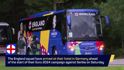 England squad arrives in Germany ahead of Euro 2024