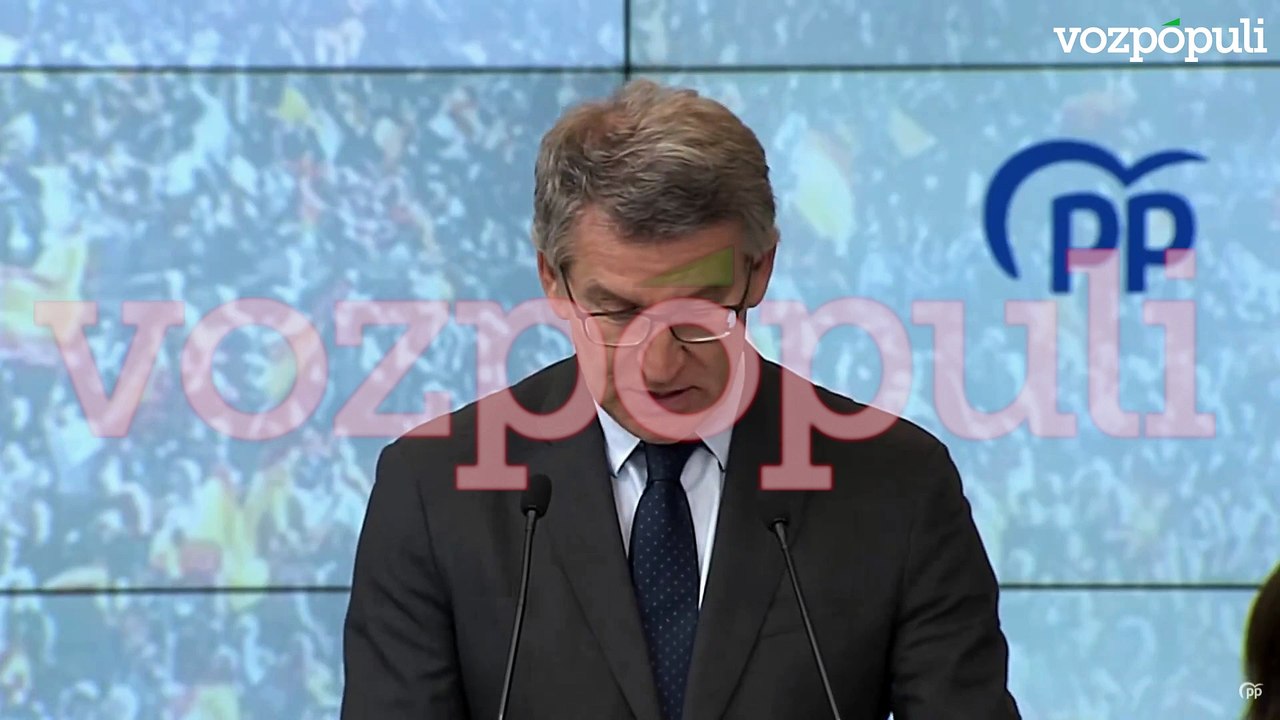 Ovación a Feijóo en el Comité Nacional del PP por su comienzo de discurso
