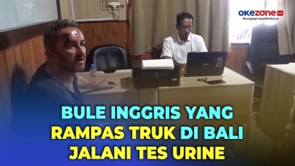 Download Video: Polisi Tes Urine Bule Inggirs yang Rampas Truk di Bali, Pelaku Ternyata Sempat Aniaya Sopir