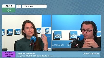 Manon Meunier députée NUPES sortante en Haute-Vienne