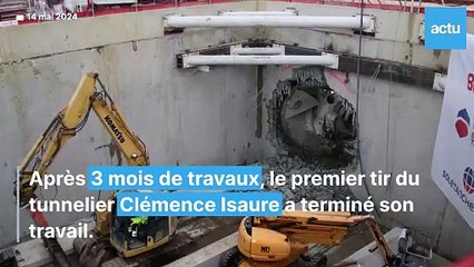 Les images spectaculaires à l'intérieur d'un tunnelier du métro à Toulouse