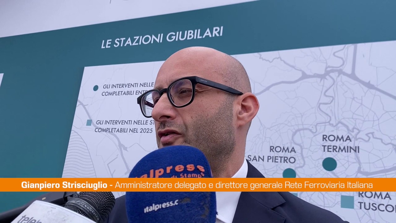 Strisciuglio "Rfi per il Giubileo investirà 50 milioni nelle stazioni"