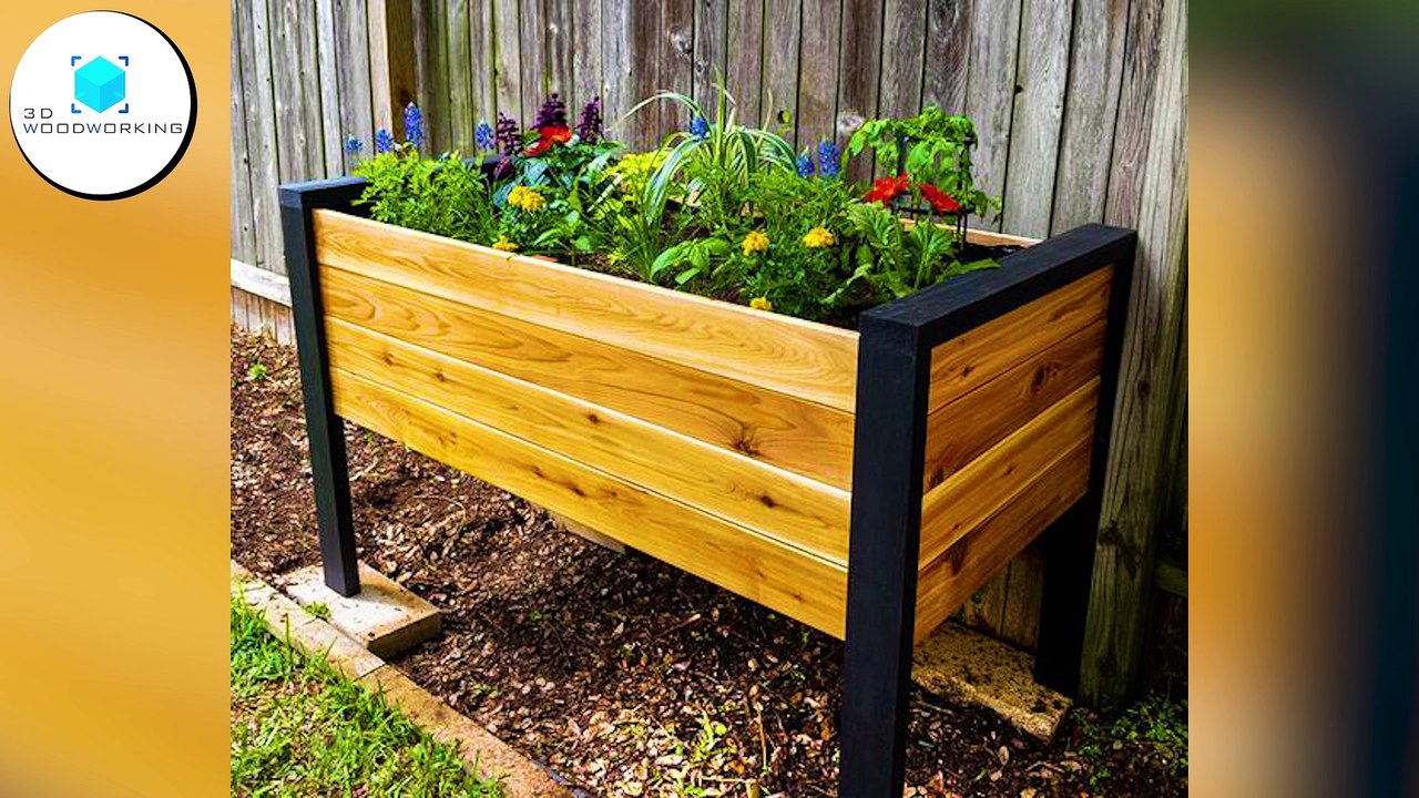 40 Woodworking Planter Boxes Projects | 40 Woodworking Planter Boxes DIY Ideas