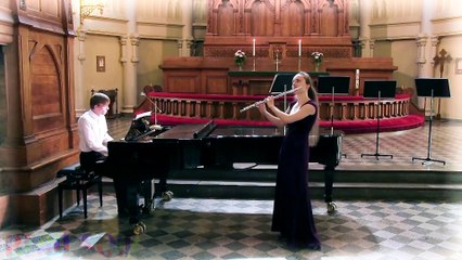 Claude Debussy - Beau Soir (Flute and piano) [by Sofia & Artem]