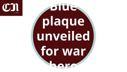 Blue plaque unveiled for war hero