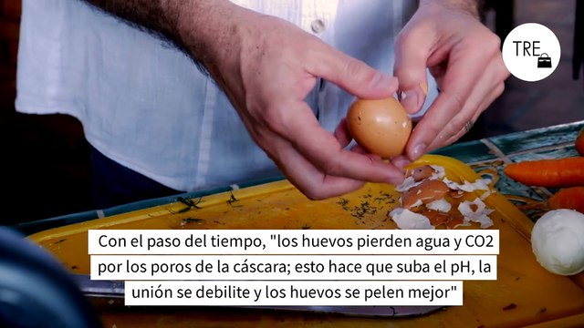 Con este truco facilísimo consigo pelar huevos cocidos en segundos. No se me resiste ninguno