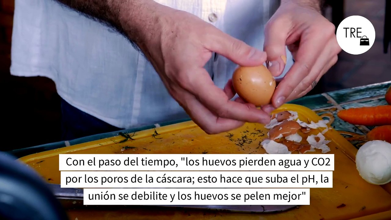 Con este truco facilísimo consigo pelar huevos cocidos en segundos. No se me resiste ninguno