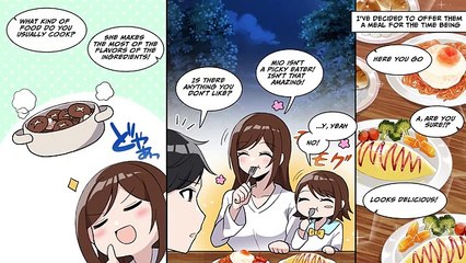 I helped a poor mother and daughter spend the night in a tent and I got family