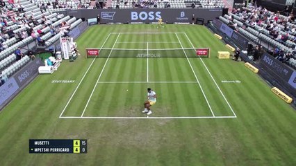 Stuttgart - Malgré une belle résistance, Mpetshi Perricard s'incline face à Musetti