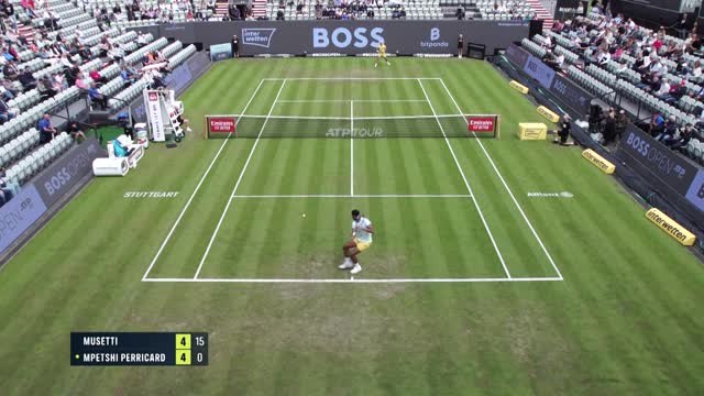 Stuttgart - Malgré une belle résistance, Mpetshi Perricard s'incline face à Musetti