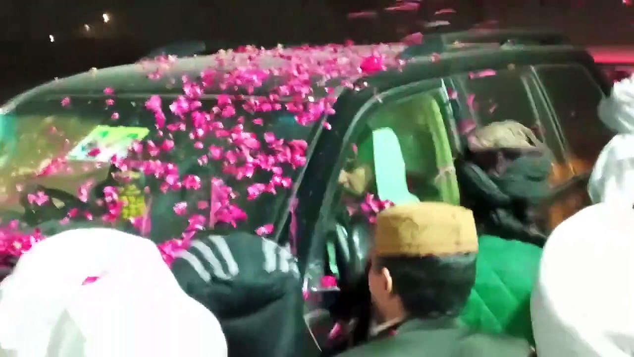 استقبال حضور قبلہ پیر صوفی نور العارفین صدیقی۔ صاحب تھرمل کالونی مظفرگڑھ(720P_HD)